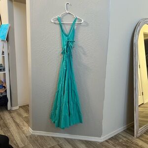Lusaka Teal Maxi Dress